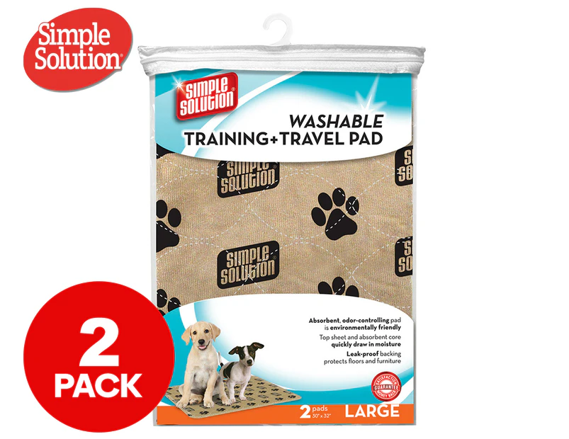 Simple Solution Washable Dog Training & Travel Pad 2pk