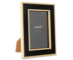 Amalfi 5x7" Terra Photo Frame - Black/Gold