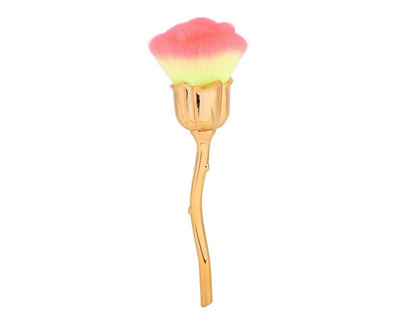 Beakey Rose Shaped Long Handle Makeup Brush Loose Powder Brush Blush Brush-MGS-2