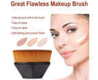 Beakey Flawless Foundation Makeup Brush Face Brush Petal-Shaped Makeup Brush-Black