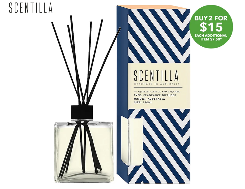 Scentilla Vanilla & Caramel Fragrance Diffuser 120mL