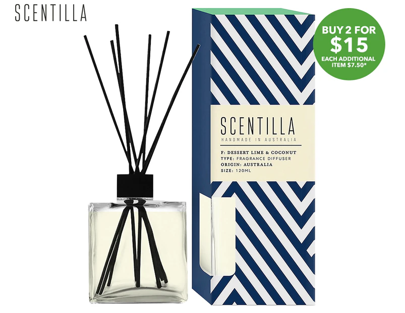 Scentilla Desert Lime & Coconut Fragrance Diffuser 120mL