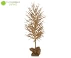 Florabelle 1.05m Prelit Crystal Coral Decorative Tree - Gold 1