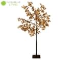 Florabelle 1.05m Prelit Decorative Tree - Brown/Gold 1