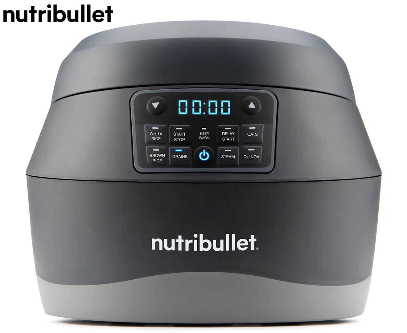 NutriBullet EveryGrain Cooker - Black/Grey NBG07100