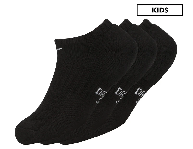 Nike Kids' Everyday Cushioned No Show Socks 3-Pack - Black/White