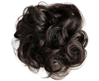 (Brown G4E_8) - PRETTYSHOP Hairpiece Hair Rubber Scrunchie Scrunchy Updos VOLUMINOUS Curly Messy Bun Brown # 8 G4E