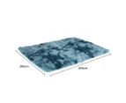 Marlow Floor Rug Shaggy Rugs Soft Large Carpet Area Tie-dyed 200x300cm Blue