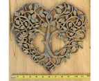 Old River Outdoors Tree of Life/Heart Wall Plaque 30cm Decorative Art Sculpture - I Love You Decor