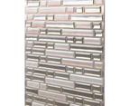 (5) - Tic Tac Tile - High Quality Mosaic Peel and Stick Wall Tile in Random Brick Metal Sand (5)