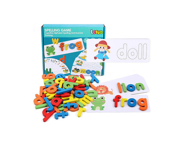 Children 26 English Letters Early Education Word Spelling Exercise