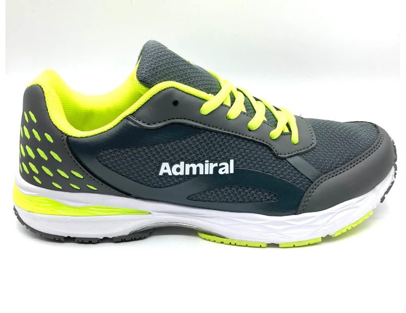 ADMIRAL Mens Running - Aerobreeze Pacemaker Grey/Citron