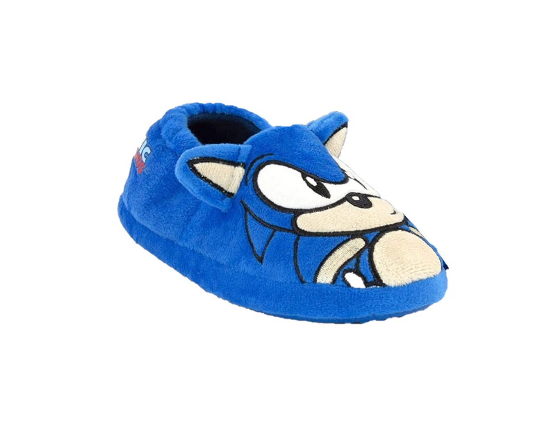 Sonic The Hedgehog Childrens/Kids 3D Slippers (Blue) - NS6231