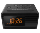 Panasonic RC-800 FM Alarm Clock Radio - Black/Orange