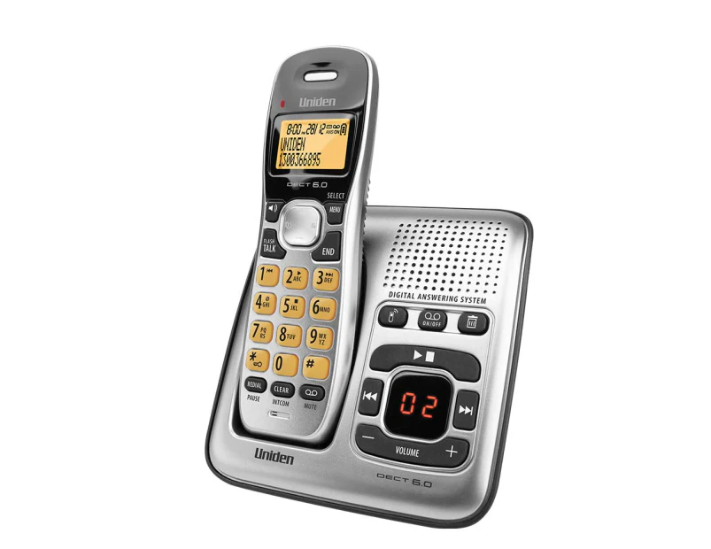 UNIDEN – DECT1735 SINGLE HANDSET CORDLESS with ANSWERING MACHINE