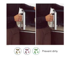 (20cm L*10cm W, Gray Plush) - OUGAR8 Refrigerator Door Handle Covers Protective Electrical Kitchen Appliances Gloves Fridge Microwave Dishwasher Door Cloth