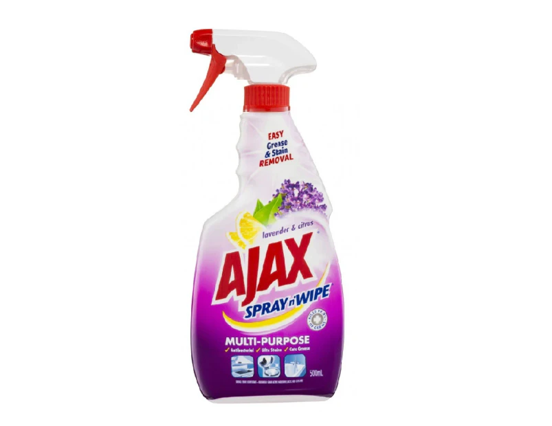 Ajax Spray'n'Wipe Trigger Lavender & Citrus 500ml