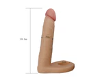 Lovetoy 6.25" The Ultra Soft Double Penetration Anal Dildo Cock Ring