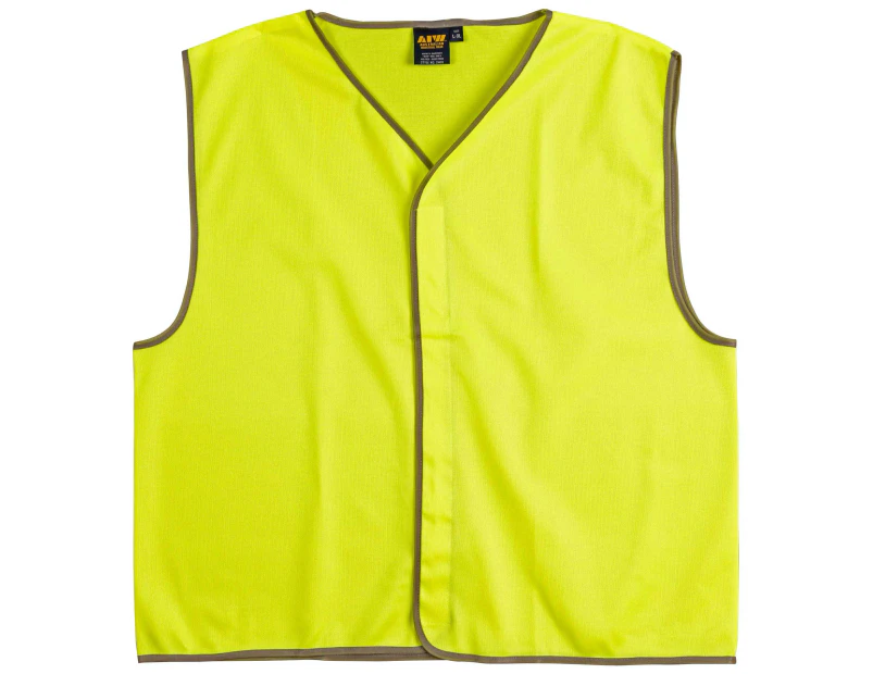 PITSTOP | Kids Fluoro Work Safety Plain Vests - Yellow