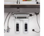 PURETEC Puretec ESR2 High Loop Kitchen Mixer Tap With Under Sink UV Water Filter System for Rainwater