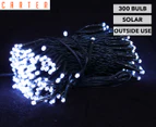 Carter 31.9m 300 LED Christmas Outdoor Solar String Lights - White