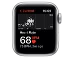 Apple Watch SE (GPS) 40mm Silver Aluminium Case with Abyss Blue Sport Band 4