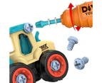 Construction Engineering Car Toys with Disassembly Tool