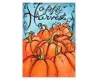 (Garden-Small-32cm  x 46cm ) - Toland Home Garden Pumpkin Harvest 32cm x 46cm Decorative USA-Produced Garden Flag