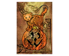 (Garden Flag-32cm  x 46cm , Tangle Cat and Pumpkin) - Toland Home Garden 2820780cm Tangle Cat And Pumpkin Halloween/Fall" Decorative Garden Flag, 32cm x 46