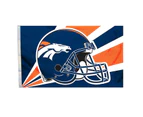 (One Size, Denver Broncos) - 0.9m x 1.5m Polyester Denver Broncos Flag