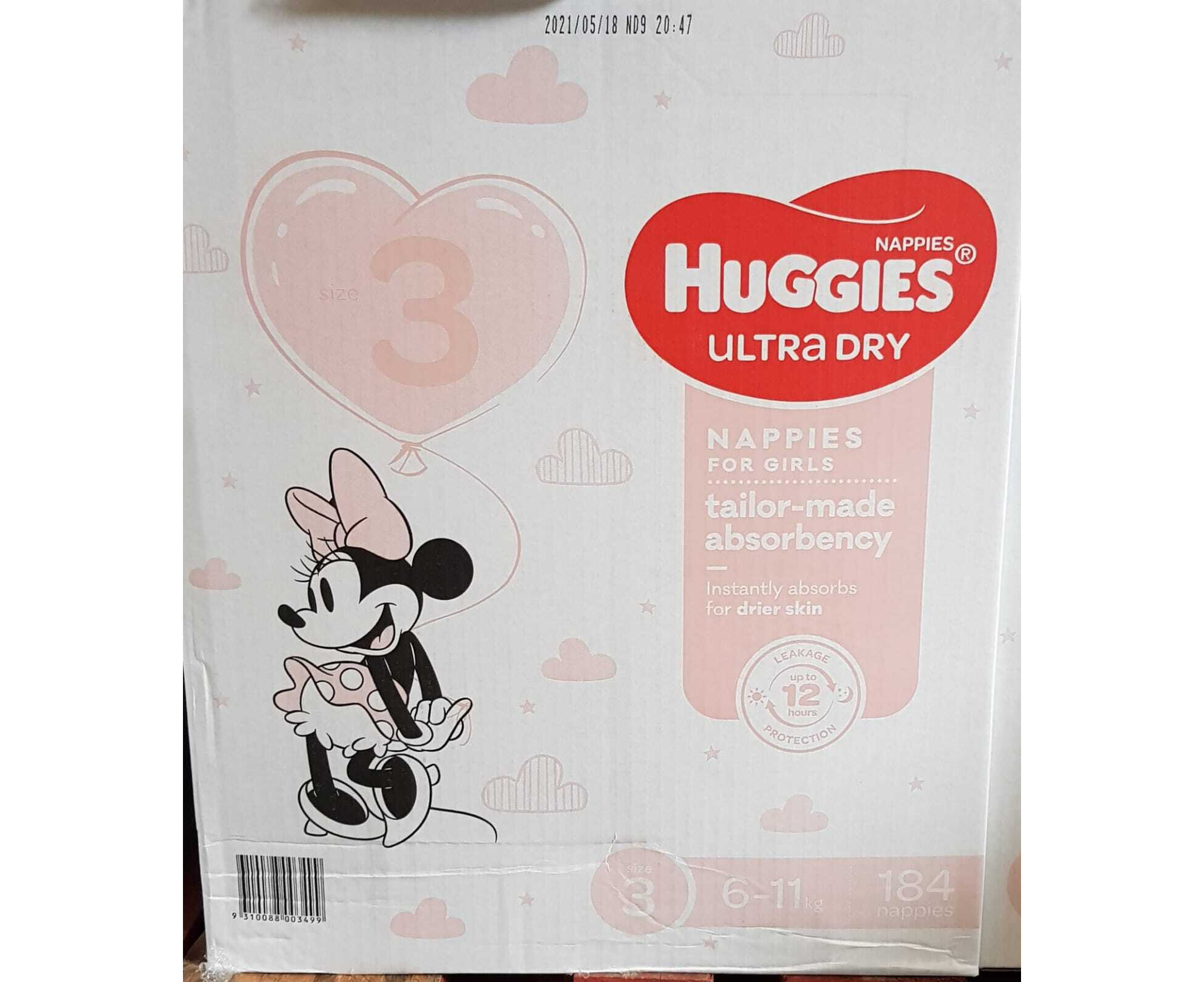 Huggies girls best sale size 3