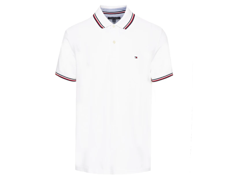 Tommy Hilfiger Men's Winston Solid Wicking Polo Shirt - Bright White