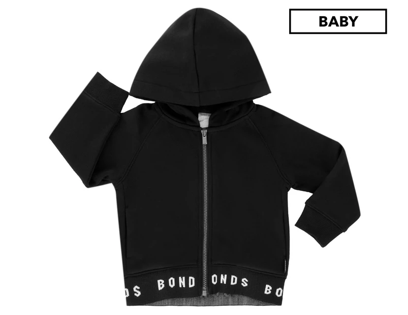 Bonds Baby Logo Fleece Hoodie - Nu Black