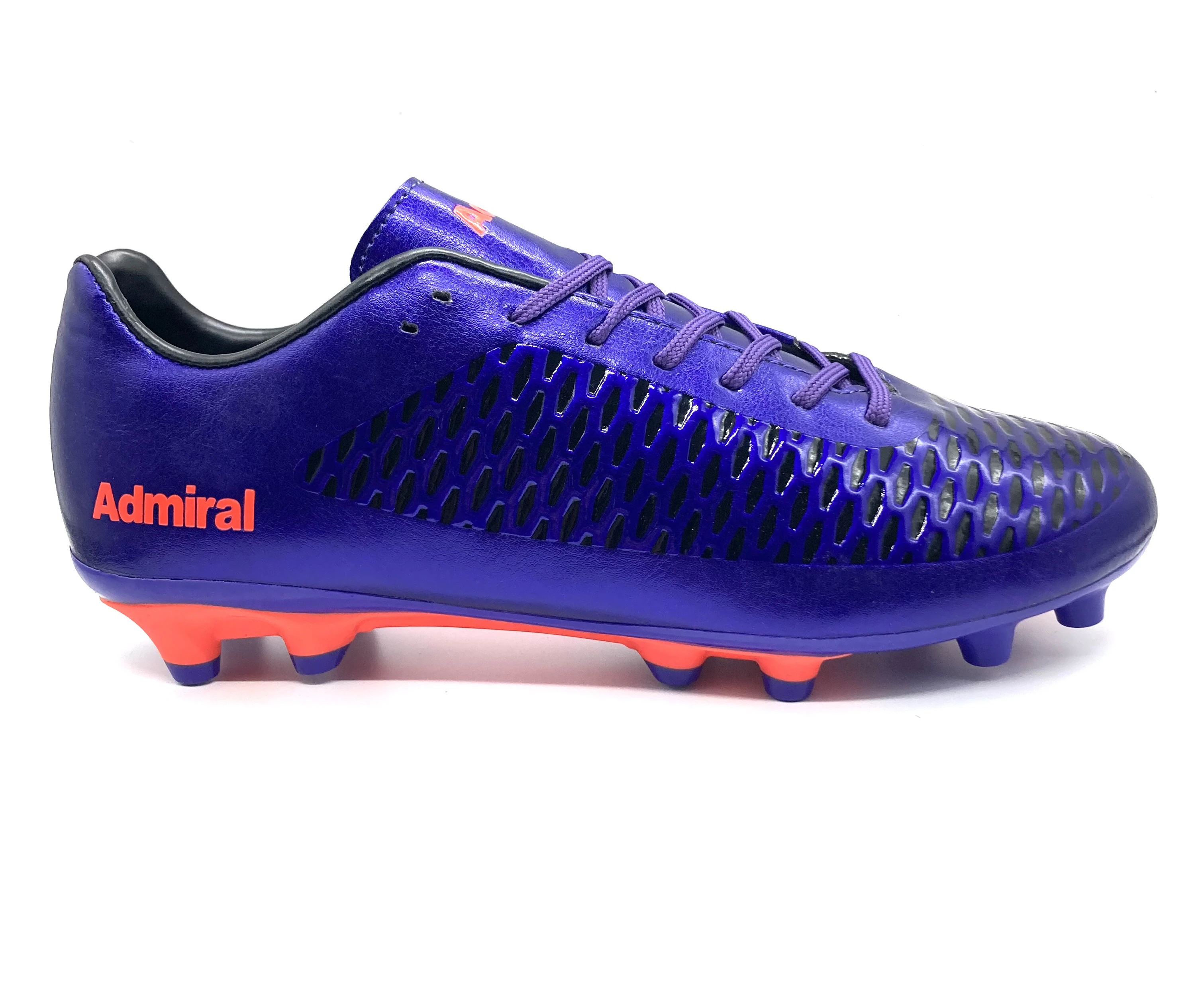 ADMIRAL Football Boots  - Bucks FG Purple/Black/Orange