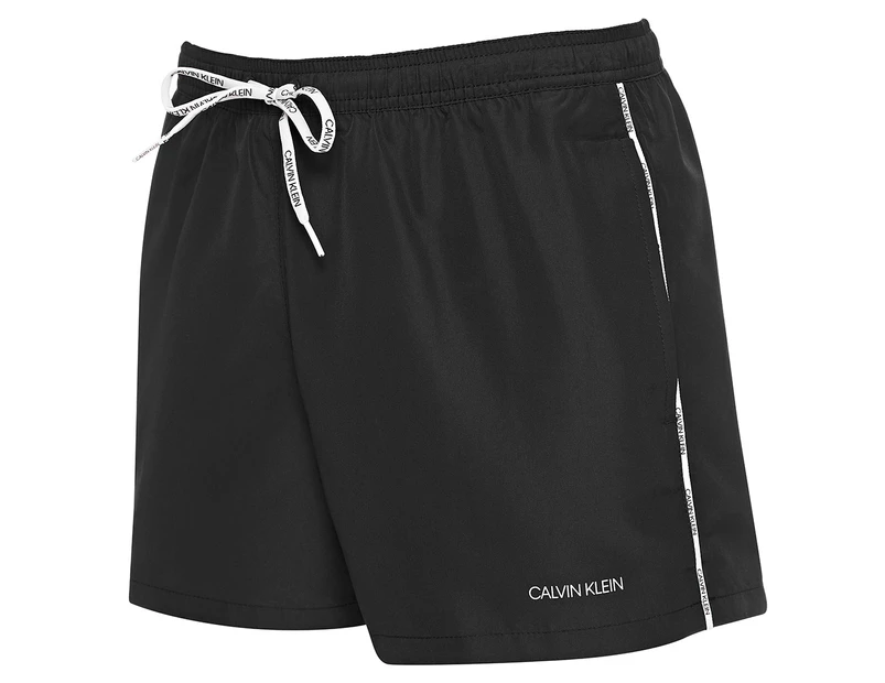 Calvin Klein Men's Short Runner Packable Swim Shorts - Black