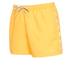 Calvin Klein Men's Short Runner Packable Swim Shorts - Yellow Arch