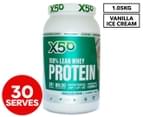 X50 100% Lean Whey Protein Vanilla Ice Cream 1.05kg / 30 Serves 1