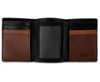 Fossil Easton RFID Trifold Wallet - Black/Multi
