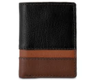 Fossil Easton RFID Trifold Wallet - Black/Multi