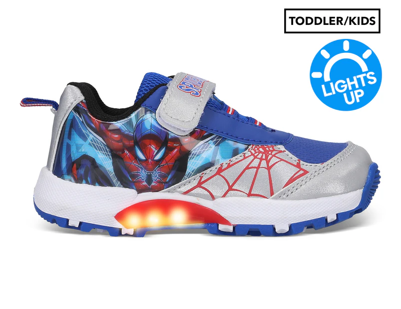 Spider-Man Licensed Boys Light Up Sneaker Trainer - Multi