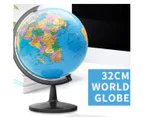 32cm English World Globe Map Desktop Decor Earth Interactive Toy Kids Gift