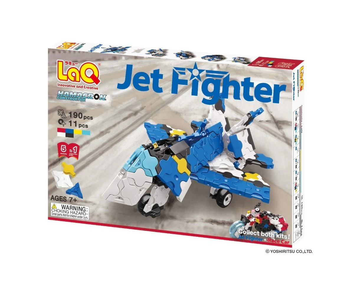 Laq Hamacron Constructor Jet Fighter 5 Models, 190 Pieces