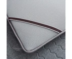 Natural Cotton Memory Foam Mattress Topper Corner Straps Breathable Mesh Foldable Mattress 120CM