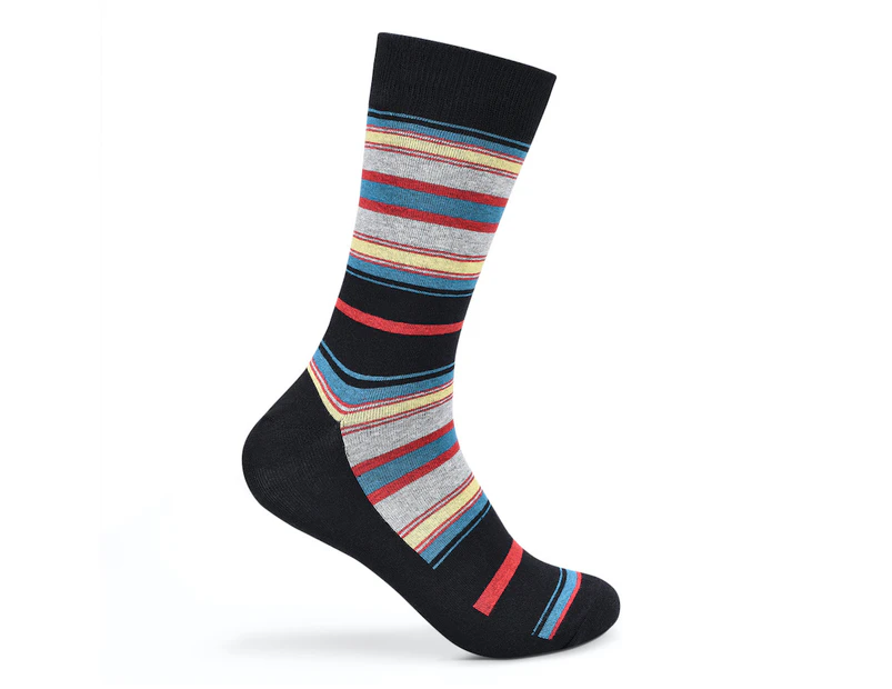 Julius Marlow Men's Strip Sock Shoes - Black Multi