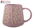 Maxwell & Williams 420mL Squiggle Mug - Mauve