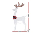 Jingle Jollys Christmas Lights 150cm Reindeer 100 LED Decorations