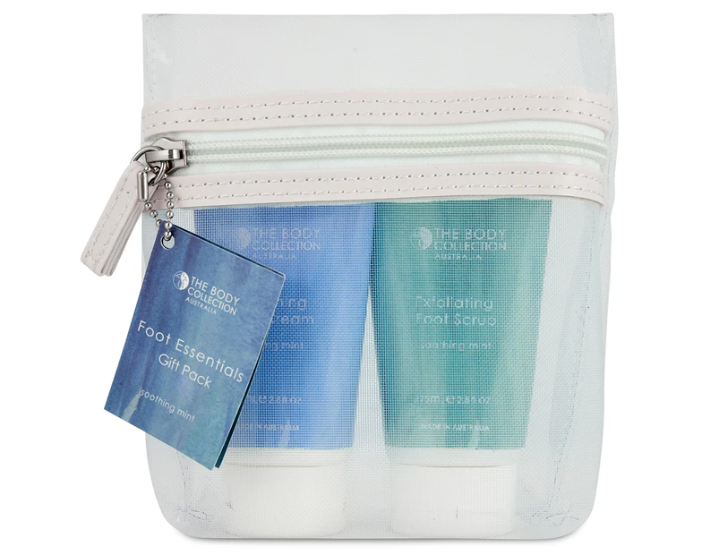 The Body Collection 3-Piece Soothing Mint Foot Essentials Gift Pack