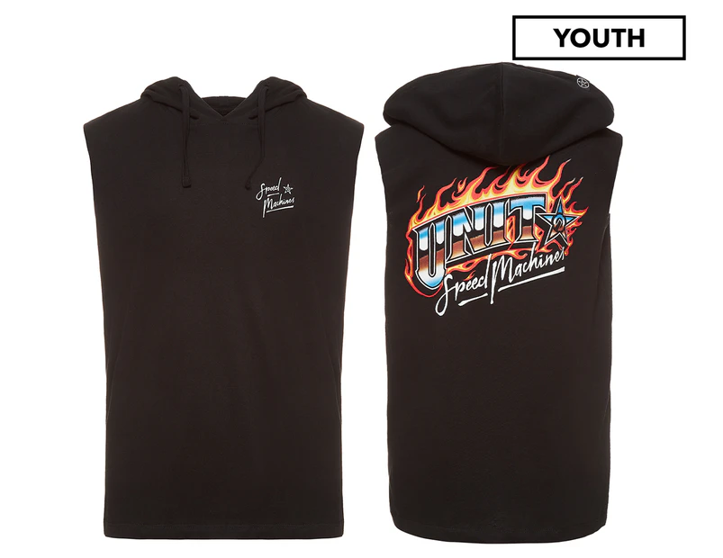 Unit Youth Boys' Speed Machines Muscle Tank Top - Black