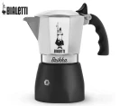 Bialetti 2-Cup Brikka Coffee Pot - Black/Silver