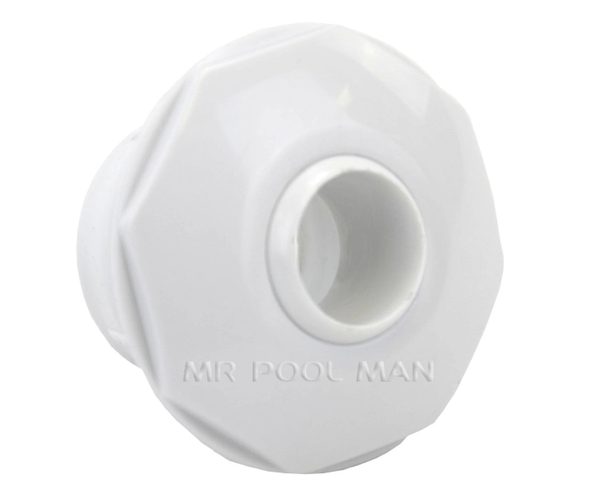 Swimming Pool Inlet Return - Push Fit Universal White Inlet With Exchange Centres